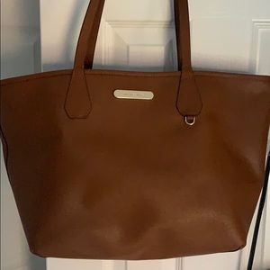 Micheal kora reversible brown tote bag